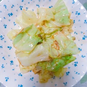 鶏油で作るキャベツ炒め